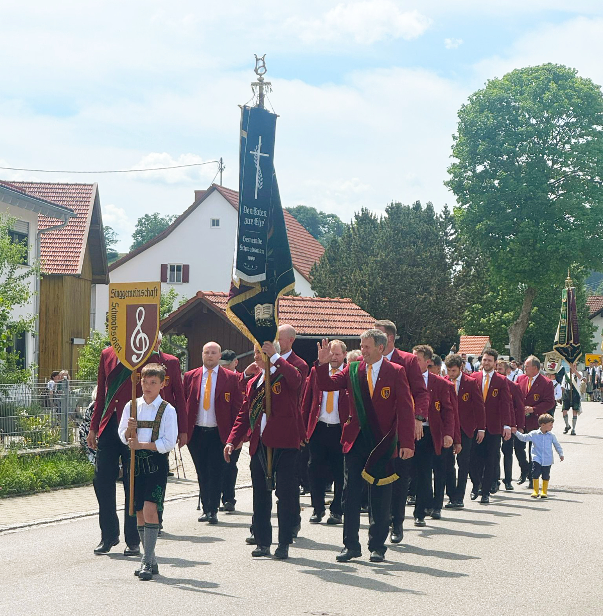 Die Singgemeinschaft Schwabsoien unterwegs