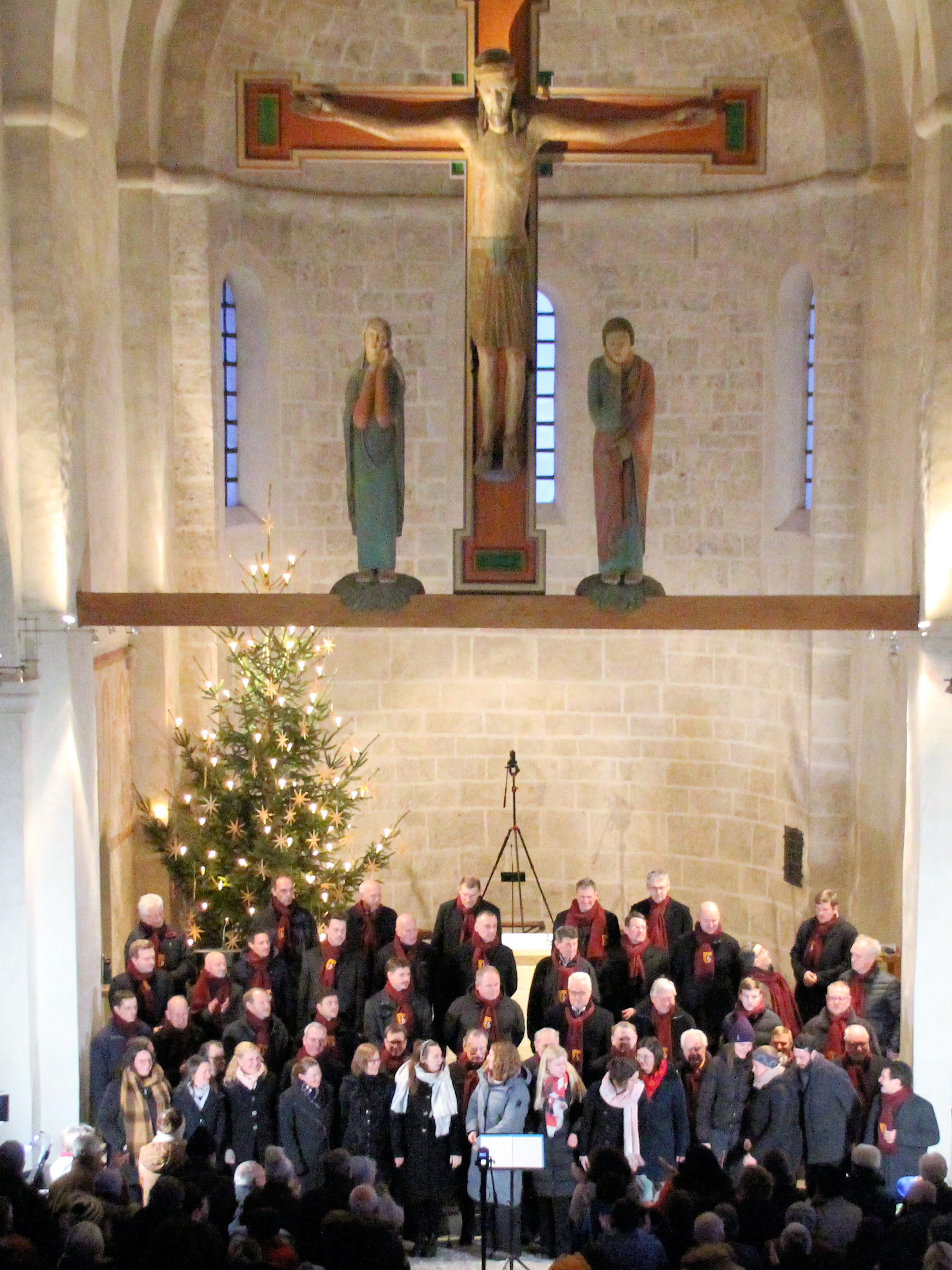 Die Singgemeinschaft Schwabsoien beim Neujahrskonzert